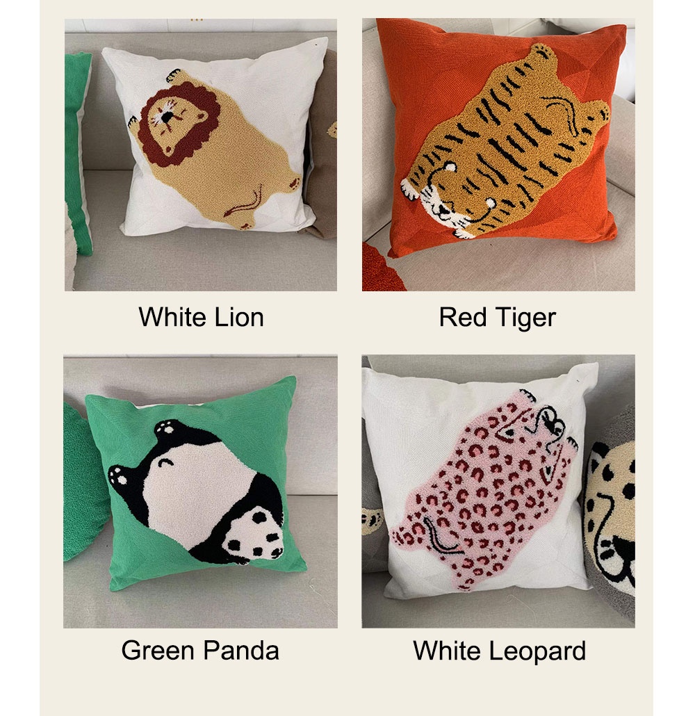Nordic Style Cartoon Pillow-9